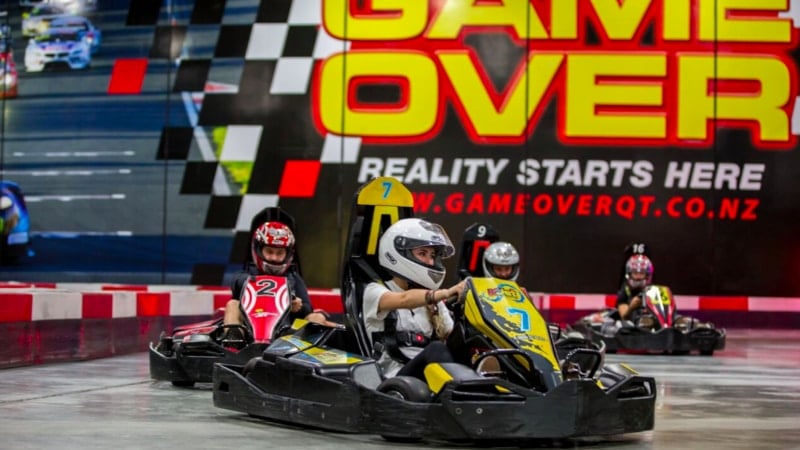 GAME OVER COMBO - GO KARTING SESSION & LAZER TAG MISSION queenstown